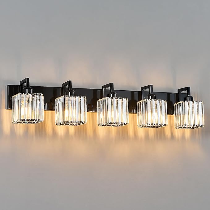 2PacksOutdoorLEDWallLights,16in10-100% DimmingModernPorch&PatioLightsWallSconce,BlackSquareExteriorWallLightFixture,SuitableforLivingRoom,Garage,Bathroom