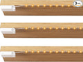 Battery Powered Under Cabinet Lighting, Wireless LED Strip Lights for Kitchen Under Cabinet Shelves Under Counter Closet Cordless Click Light (Warm White, 3 Pack)