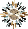 Modern Minimalist Living Room Wall Decoration at Home Style Creative Clock Electronic Light Modern Art