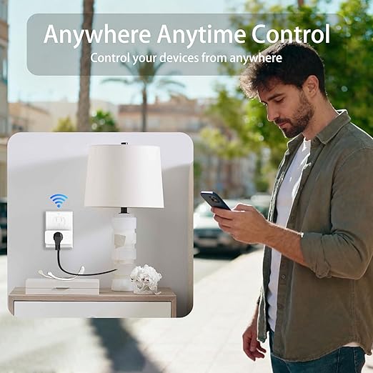 Pro Series Energy Monitoring Smart Plug Mini 15A, Smart Home Wi-Fi Outlet Compatible with Alexa, Google Home, No Hub Required, FCC & ETL Certified, 2.4G WiFi Only, 1-Pack
