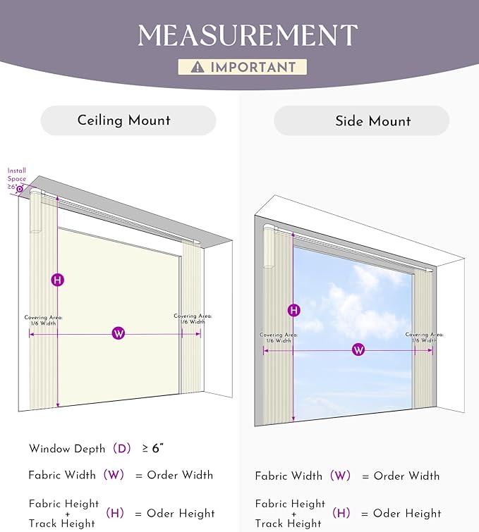 Graywind Rechargeable Smart Curtains Compatible with Alexa App Remote Control Motorized Drape for Sliding Door One-Way or Split Draw, Custom Width Up to 220" (Galaxy Series)