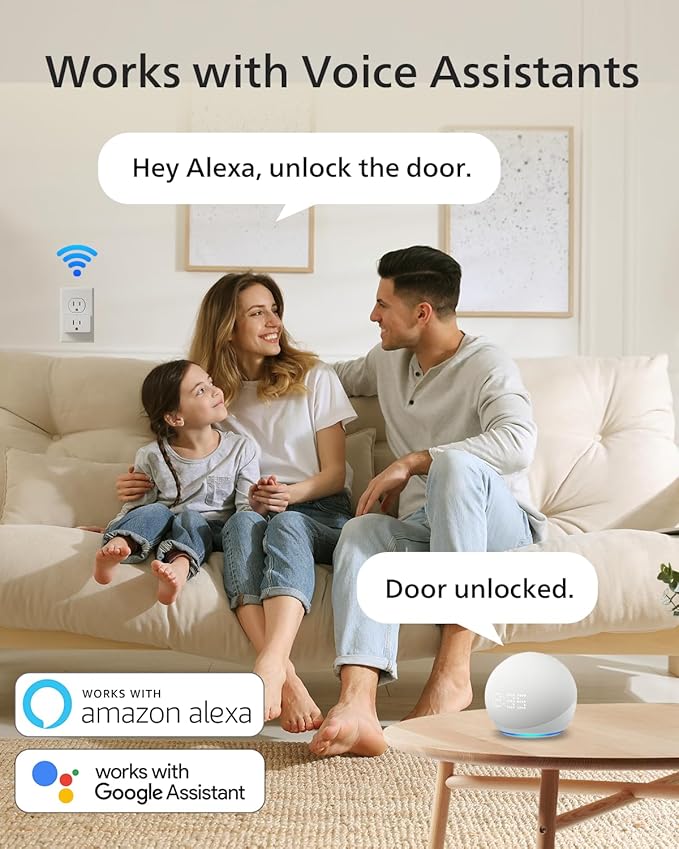 Philips Wi-Fi Smart Door Lock, Keyless Entry Door Lock with App Control,Fingerprint ID,Auto Lock,Keypad Deadbolt with Wi-Fi Bridge Adaptor