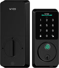 Wyze Auto-Lock Bolt v2, Fingerprint Keyless Entry Smart Lock, AI Learning Scanner with Wi-Fi Front Door Lock Deadbolt, Auto-Lock, 8 Months Battery, BHMA2, IP53, Anti-Peep Keypad, Backup Keys