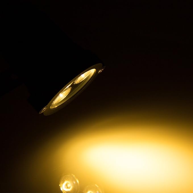 LemonBest® LED Low Voltage Landscape up Down Light for Outdoor Yard Step Lighting Warm White