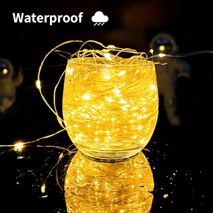 Solar String Lights Outdoor, 66 Feet 200 LEDs 8 Modes Solar Fairy Lights for Outside, Waterproof Outdoor Light for Patio Yard Christmas Tree Halloween Wedding Party Decorations, Warm White