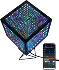 Infinity Hyper Cube LED Table Light, Color-Changing Music-Sync APP-Controlled Ambient Light for Gaming, Party, Home (6.5Inches)
