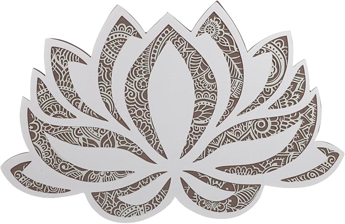 Homoyoyo Lotus Flower Atmosphere Light LED Decorative Night Lamp for Bedroom Yoga and Dance Room Calming Desktop Light with Chic Design for Personal Home Decor
