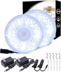 2 Set 20 FT Led Strip Lights for Bedroom Dimmable360 LEDs Rope Light Flexible Super Bright White Tape Lights for Ceiling Room Home Decor Luces LEDs （40FT）