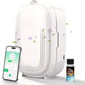 Waterless Essential Oil Diffuser,Home Hotel Aromatherapy Air Scent Diffuser with Smart APP & 3 Timer,1000 sq.ft Coverage|Whole House Oil Diffusers for Large Room,Office,150ML-Quite,On Wall,Gift-White
