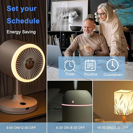 ExIoTy Smart Plug, Works with Alexa Only, Simple Setup with One Voice Command, Voice Control, Remote Control, Timer & Schedule & Group Controller, (Note: 𝘼𝙡𝙚𝙭𝙖 𝙙𝙚𝙫𝙞𝙘𝙚 𝙧𝙚𝙦𝙪𝙞𝙧𝙚𝙙)