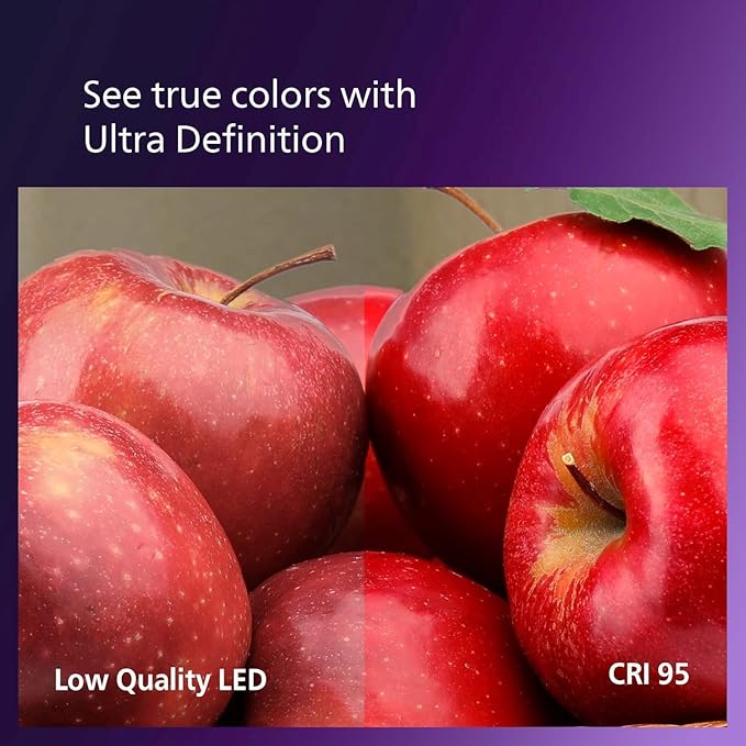 PHILIPS LED 40W A19 8-Pack Ultra Definition Daylight (5000K) 450 Lumen (5W = 40W) Dimmable Frosted Flicker-Free Light Bulbs