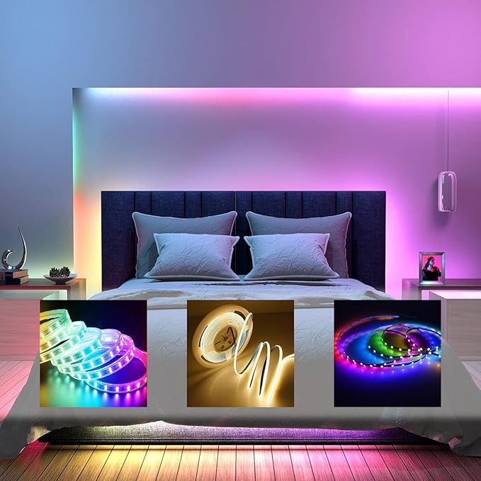 RGBZONE Bluetooh LED Controller, Smart APP Control, DC5V/12V/24V SP630E LED Controller, Mic Music Sync, Support PWM Single Color CCT RGB RGBW RGBCCT Or SPI TTL IC Chip LED Strip WS2811 WS2812B etc.
