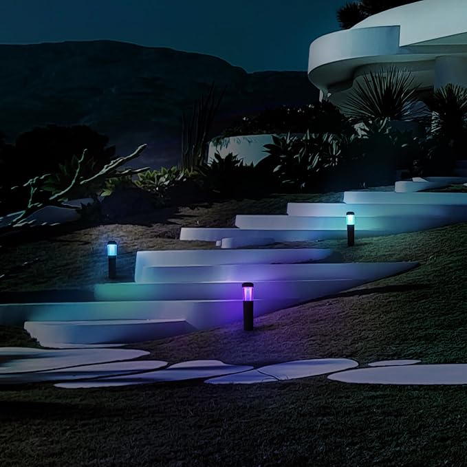 LIFX Supercolor Smart LED Path Light, Outdoor Wi-Fi Landscape Lighting with 6 Addressable Color Zones, RGBW Dynamic Effects, Compatible with Alexa, Google, HomeKit, SmartThings, LFX/LV/Path/RND