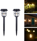 Solar Pathway Lights 2 Pack Motion Sensor, IP65 Waterproof, 120LM Warm White Tungsten Bulb for Garden Yard Lawn Decor