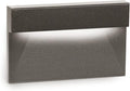 WAC Landscape Lighting, LED 12V Horizontal Ledge Indoor or Outdoor Step and Wall Light 3000K Warm Built-in LED in Bronze