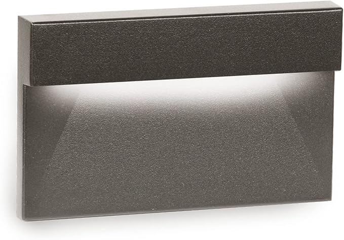 WAC Landscape Lighting, LED 12V Horizontal Ledge Indoor or Outdoor Step and Wall Light 2700K Warm Built-in LED in Bronze