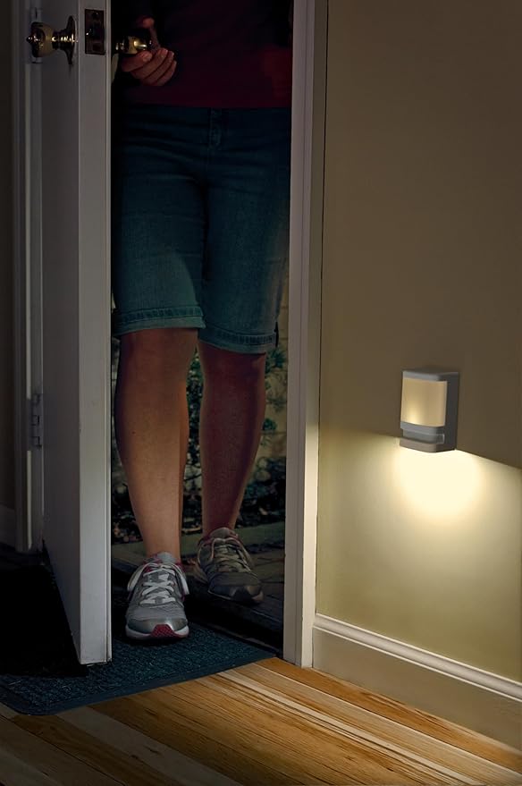 Xodus Innovations BL615-3 Battery Operated Motion Activated LED Deck and Stair Light, Outdoor or Indoor Use, Weather Resistant, White