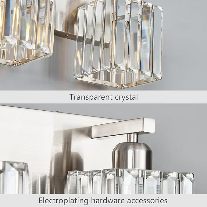 BubbleGlassBallWallSconcesBathroomLightFixturedFinish,3-LightRibbedGlobesLamps,WallMountedVanityLightFixtureforBedsideStairwayHallwayPorch