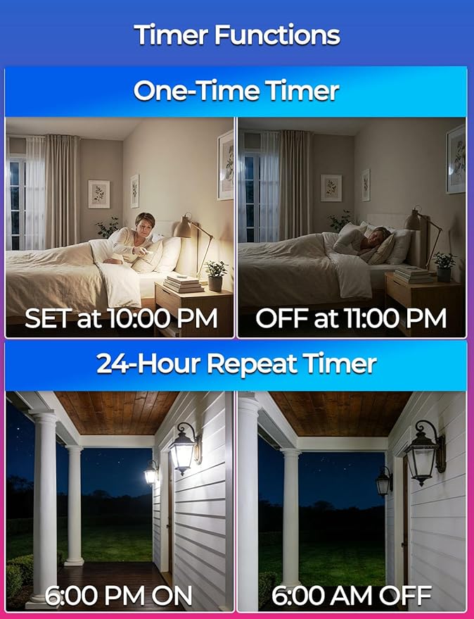 ILC RGB LED Light Bulb, Color Changing 40W Equivalent, 5700K Daylight White, 450LM 5W E26 Screw Base RGBW, Mood Light Bulb - 12 Color Choices - Timing Infrared Remote Control Included (4 Pack)