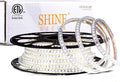 Shine Decor LED Strip Light 50FT 120VAC, Super Bright 6337 Lumens Dimmable, IP65 Waterproof for Outdoor Indoor, 6500K Cool White Every 1.6ft Cuttable Proselect Lighting Strip, 6x10mm ETL Listed