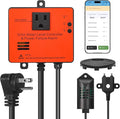Ortis WiFi Power Failure & Water Leak Alarm, Real-Time Monitoring of Water Level, Temperature & Humidity, 110dB Siren with Flashing Light, APP Alerts, Ideal for Laundry Rooms & Basements