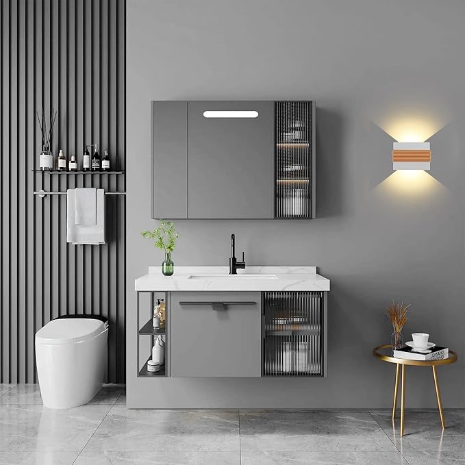 Kawell Modern LED Wall Sconces Up Down LED Wall Light Indoor Outdoor Creative LED Wall Lamp 10W Hallway Wall Mounted Lighting Fixtures for Bedroom Living Room Stairs Porch, Warm White