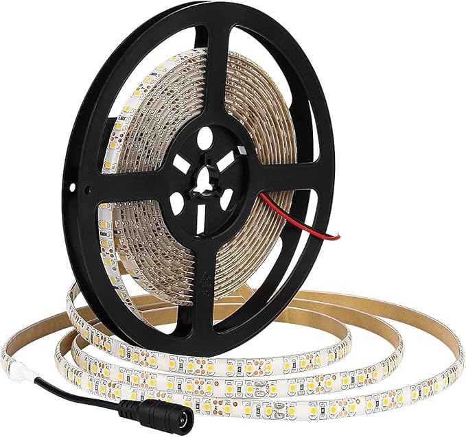 SUPERNIGHT 600pcs LED Light Strip Waterproof Warm White 4000K, Super Bright 600pcs LEDs, 16.4ft LED Flexible Rope Lights, Lighting for Garden/Home/Kitchen/Under Cabinet/Christmas/Party/Bedroom