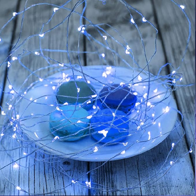 SOCO 16 Pack LED Fairy Lights Battery Operated - 10FT 30LED Copper Wire Mason Jar String Lights, IP65 Waterproof, Bendable for Indoor/Outdoor, Christmas, Wedding, Party, Camping Decor