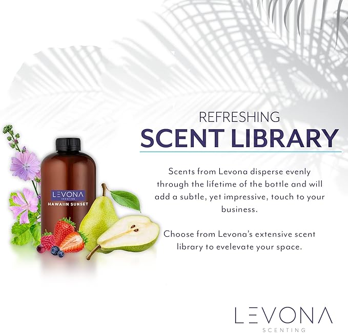 Levona Scent Lavanda 2000 HVAC Diffuser – Whole House Aroma Diffuser & Fragrance Air Freshener Machine for Home, Office & Hotel – Smart App Controlled – Covers up to 6000 SQFT (Scent Not Included)
