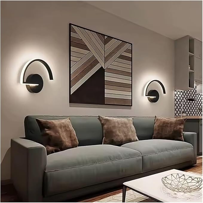 LED Wall Lamp Modern Minimalist Fixture Living Room Background Lighting Bedroom Lamps,Elegant