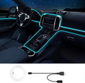 Interior Car LED Strip Lights, RGB USB Car Ambient Lighting, Car Accessories Fiber Optifc Lights Sync to Music (1 LED/118 inches)