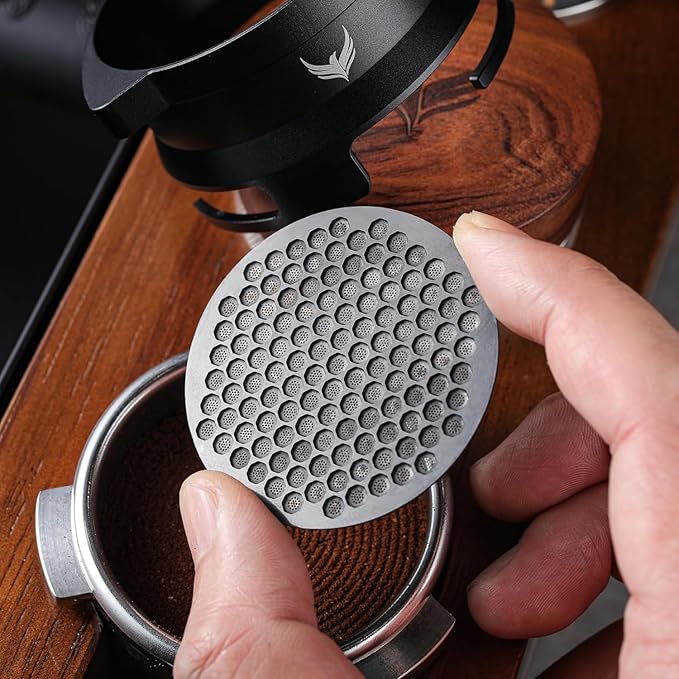 Breville Espresso Machine Accessories Kit 54mm Coffee Tamper Set Includes Distributor, Tamper, WDT Tool, Dosing Funnel, Knock Box, and Puck Screen