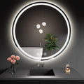 LED Bathroom Mirror 42 Inch Round Bathroom Mirror with Lights, Circle Wall Mirror with 3 Colors Brightness, Anti-Fog for Bathroom Vanity, Entryway Living Room