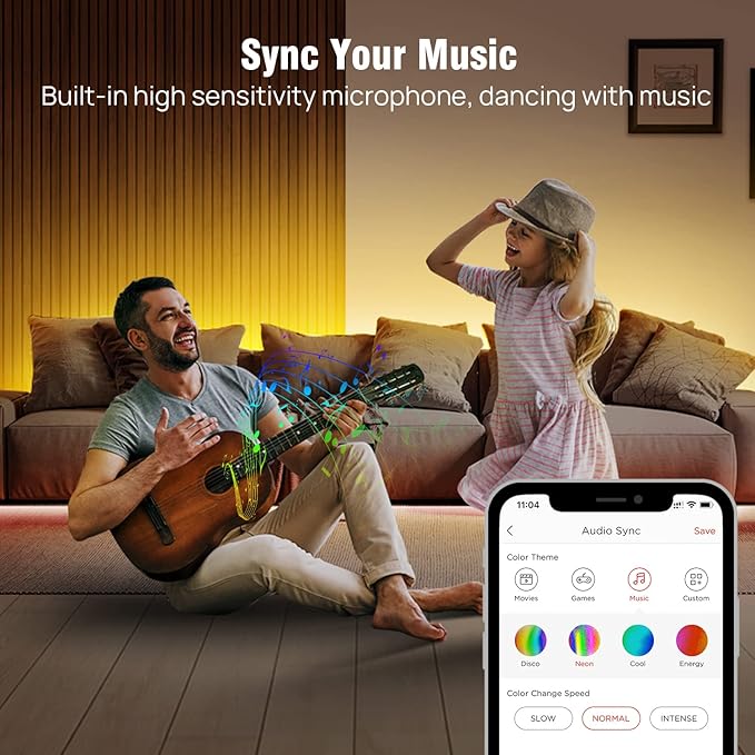 Sengled Smart LED Strip Lights, 9.84ft Wi-Fi LED Lights Work with Alexa and Google Home, 16 Million Colors, RGB, Music Sync, Adjustable Length, 25,000 Hours Life, Multi-Mode Support for Game, Movie