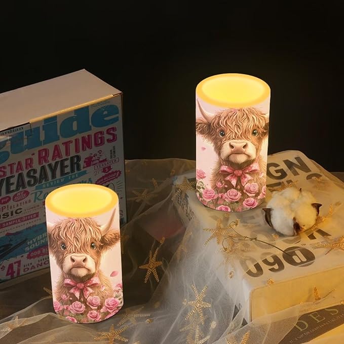 Valentines Day Decor Flameless Candles Battery Candles with Remote Control Pink LED Pillar Candles Electric Fake Plastic Candles for Home Room Bedroom Holiday Decorations Set of 2