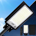 Eleganted Solar Street Lights Outdoor, Solar Lights Outdoor Waterproof Dusk to Dawn 20000LM, 6500K Solar Parking Lot Lights with Remote for Outdoor, Streets, Courtyards, Garages