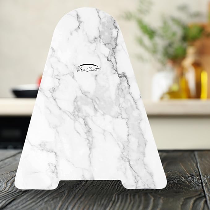 ZS2000B Marble White Waterless Essential Oil Diffuser – App Control Scent Air Machine with Bluetooth Speakers & Security Lock – Cold Air Tech, Covers 2,000 Sq. Ft – Home & Commercial Use