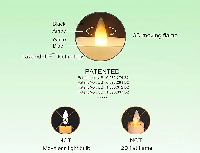 Flameless Pillar Candles Flickering with Remote Timer, Battery Operated LED Candles Up to 400 Hours, 3D Moving Flame Real Wax Candles. (Glitter Gold)