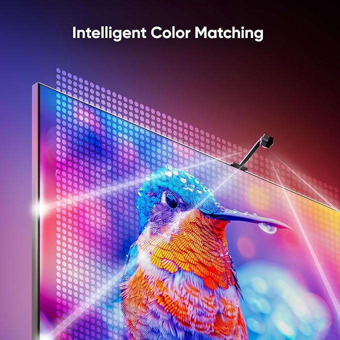 Nanoleaf 4D V2 TV LED Backlight, Smart Addressable Gradient Lightstrip Kit with Screen Sync, Multicolor Immersive LED Lightstrip Zigzag, Bias Lighting for Home Theatre & Gaming, Fits Up to 65" TV