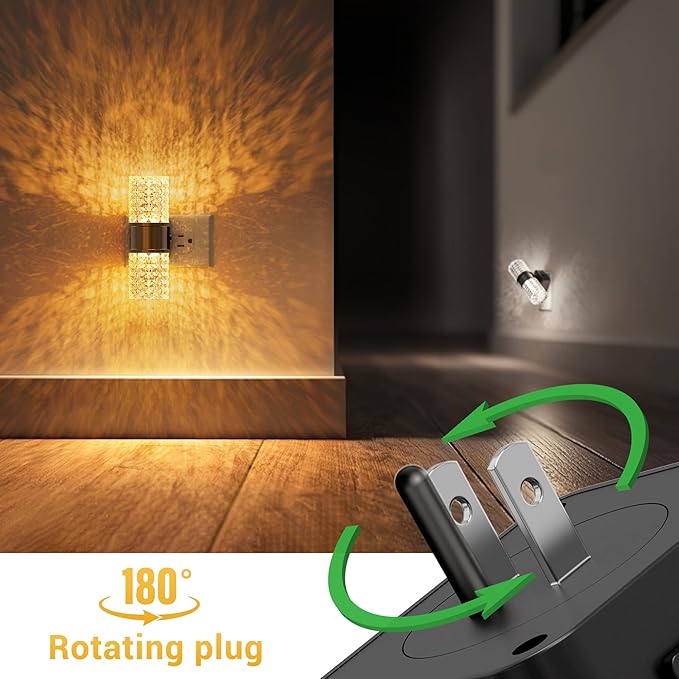 L LOHAS LED Night Light,Modern Night Lights Plug into Wall, Amber-3000K-5000K Adjustable Color Temperature Night-Light,Dimmable Nightlights with Dusk to Dawn Sensor for Rooms Bathroom Hallway