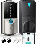 WiFi Smart Lock for Front Door – Firstriver Keyless Entry Electronic Deadbolt with Biometric Fingerprint & Digital Keypad Built-in Wi-Fi App Control Auto Lock Compatible with Alexa & Google Assistant