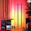 AMill RGB LED Ambient Light, USB Powered, Bluetooth APP Control, Music Sync, 1000+ Lighting Modes, DIY Splice Atmosphere Lamp for Home Decoration (4)