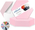 Mollywell Hexagon Acoustic Panels 14x12 - Reduce Echo & Reverb, Noise Blocking Wall Tiles for Bedroom & Nursery, Cherry Blossom Pink Sound Absorbing Panels