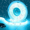 DC 5V USB COB Ice Blue LED Strip Light Dimmable USB Powered 6.6ft/2M IP65 Waterproof 640LEDs with Dimmer High Brightness Flexible LED Tape Lights