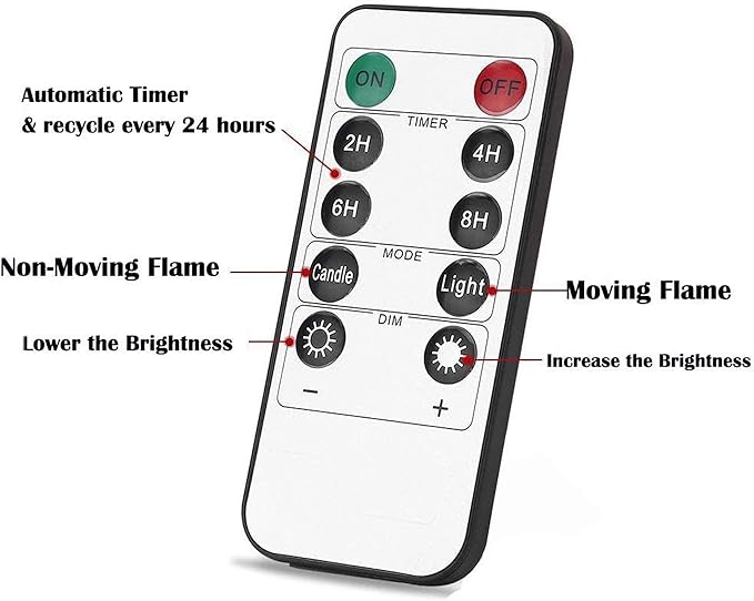 CVHOMEDECO. Flameless Candles Electronic Rechargeable Battery Extra Bright Ivory Dripping Real Wax Pillars LED Flickering Pillar Candle with 10-Key Remote Control, 3 PCS in Set