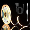 24V COB LED Strip, LED Strip for Bedroom, Touch Dimmable LED Strips, Warm White LED Light Strip, COB Flexible Light for Bedroom Cabinet Vanity Mirror DIY Lighting