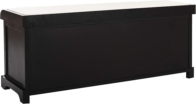 Safavieh American Homes Collection Lonan Grey and White Wicker Storage Bench