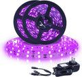 Ontesik 50ft LED Black Light Strip kit, 12V LED UV Blacklight, 900 LED Suitable for Family bedrooms, Party, Halloween, Dark Parties, Game Rooms, murals, Curing Tables, not Waterproof