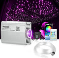 VASTFIRE Starlight Headliner Kit - 500pcs 0.03in 9.8ft Fiber Optic Star Lights for Car with 16W RGBW, Twinkle & Music Sync, APP/Remote Control for Car Roof/Bedroom Ceiling