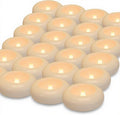 Aignis 24pcs LED Flameless Floating Candles, Burning Time Over 120 Hours, 3 Inch Plastic Battery Operated Tealights, Cozy White Light for Pool/Bathtub/Hot Bath/Wedding Centerpiece Decor Décor